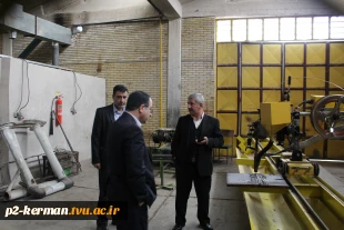 تصاویر بازدید جناب آقای دکتر کیانی معاونت محترم آموزشی دانشگاه فنی و حرفه ای کشور از آموزشکده فنی شهید دادبین 3